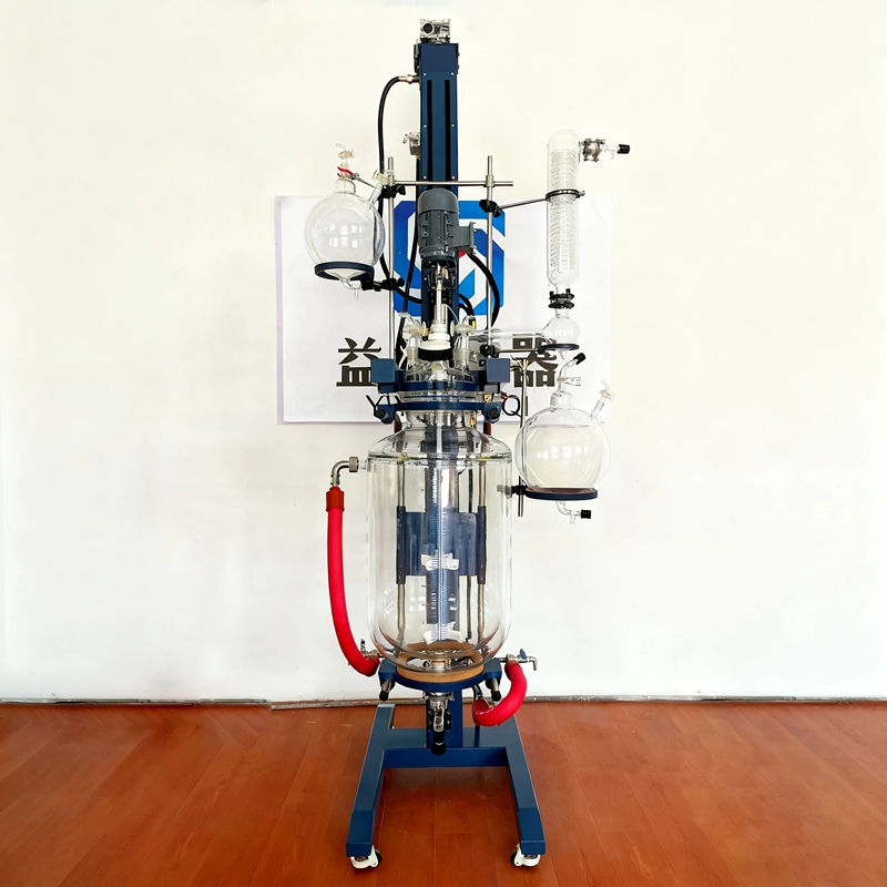 自動(dòng)升降雙層玻璃反應(yīng)釜（10L-100